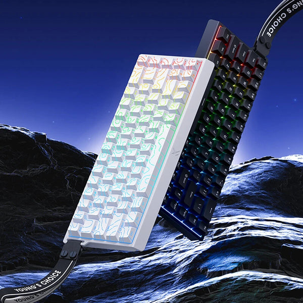 MCHOSE Ace 68 Magnetic Switch Mechanical Keyboard 60% Layout 68 Keys RGB Hot Swap 8K Polling Rate E-sports Version USB Wired Gaming Keyboards
