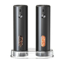 110ml Electric Pepper Grinder 5 Adjustable Grinding Levels Automatic Rose Salt Grinder Type-C Rechargeable Electric Pepper Grinder