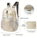 IPRee Ultralight Foldable Backpack,Waterproof Hiking Pack for Trekking Travel,Compact Long-lasting Small Bag with Adjustable Straps