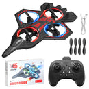 YLR/C YL85 YL86 WiFi FPV EPP Glider with LCD Screen Controller HD Camera Gliding Hovering Headless Mode 360 Rolling LED 2.4G RC Remote Control Drone Airplane Quadcopter Stunt Fighter RTF