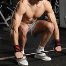 1 Pair Sport Wristband Adjustable Wrist Support Brace Straps Extra Strength Weight Lifting Wrist Wraps Bandage Fitness Gym Training for Preventing Injury