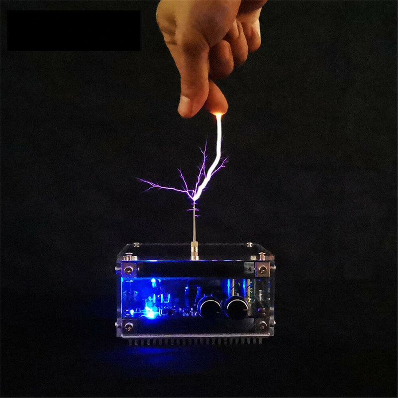 Stark Long Arc And Bluetooth Music Dual Mode Music Tesla Coil Palm Flash Bluetooth Flash Length 10CM Science Toys