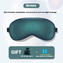 KALOAD Double Sided Simulated Silk Sleeping Eye Mask Adjustable Elastic Band Blackout Travel Sleep Eyeshade Nap Cover