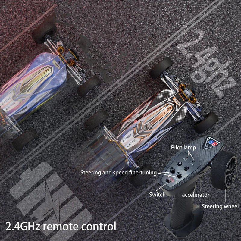ZG 2301A 2301B RTR 1/14 2.4G 4WD 35km/h 50km/h Brushed/Brushless RC Car High Speed Racing Full Proportional Metal Chassis Off-Road Truck Vehicles Models Toys