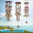 Solid Wood Bronze Metal Air Volume Multi-tube Anti-rust Copper Alloy Wind Chime