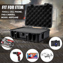 363x290x160mm Plastic Safety Equipment Case Waterproof Hard Carry Tool Box Shockproof Storage Box with Sponge for Tools Camera