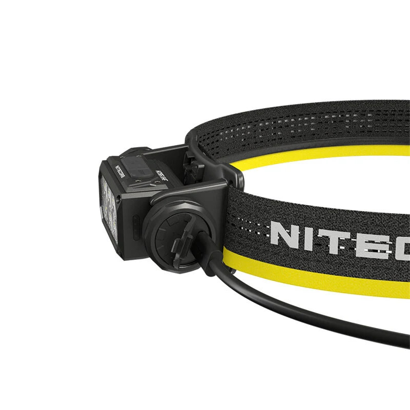NITECORE HC65 UHE 2000 Lumens Strong Light LED Headlamp USB-C Rechargeable Headlight Three-light Source White Red Light Outdoor Camping Lamp