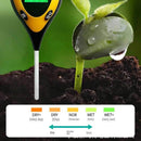 4 in 1 Professional Soil Tester Moisture PH Temperature Sunlight Intensity Meter Digital Display Soil Tests