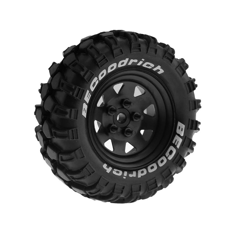 4PCS Off Road Tires Wheel 1.9 inch for 1/8 RC Racing Crawler Car FMS NT4 SCX10 W136 RC Car Parts Hex Adapte