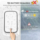 1 to 1 Home Wireless Doorbell IP68 Waterproof 38 Kinds Ringtones 4-level Volume Adjustable EU Plug Self-powered Button Music Doorbell