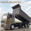 Ao Hai 3831E 3854E 3856E 3865E RTR 1/18 1/20 1/24 2.4G 8CH/12CH RC Car Alloy Excavator Crane Mixer Dump Flatbed Truck LED Light Sound Engineering Vehicle Desktop Toys Model Collection Gift For Boys