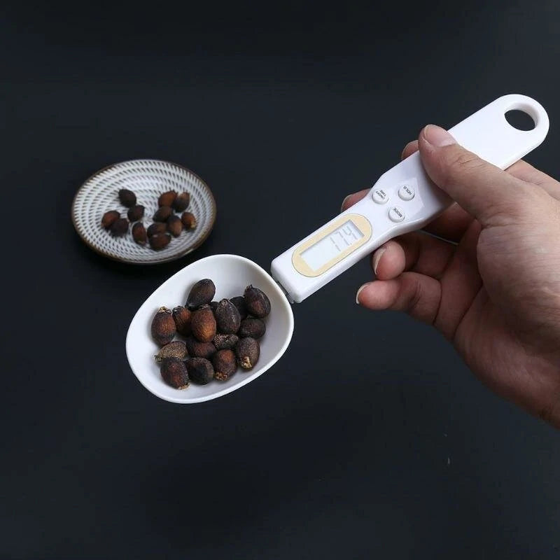 Spoon Scale Measuring Spoon Scale Food Scale Mini Electronic Scale Ingredients Scale Cat Food Dog Food Scale Milk Powder Scale Baking Measuring Spoon