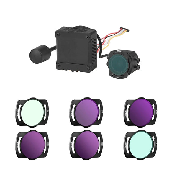 BRDRC Camera Lens Filter UV/CPL/ND8/ND16/ND32/ND64 Set Combo for DJI Avata DJI O3 Air Unit