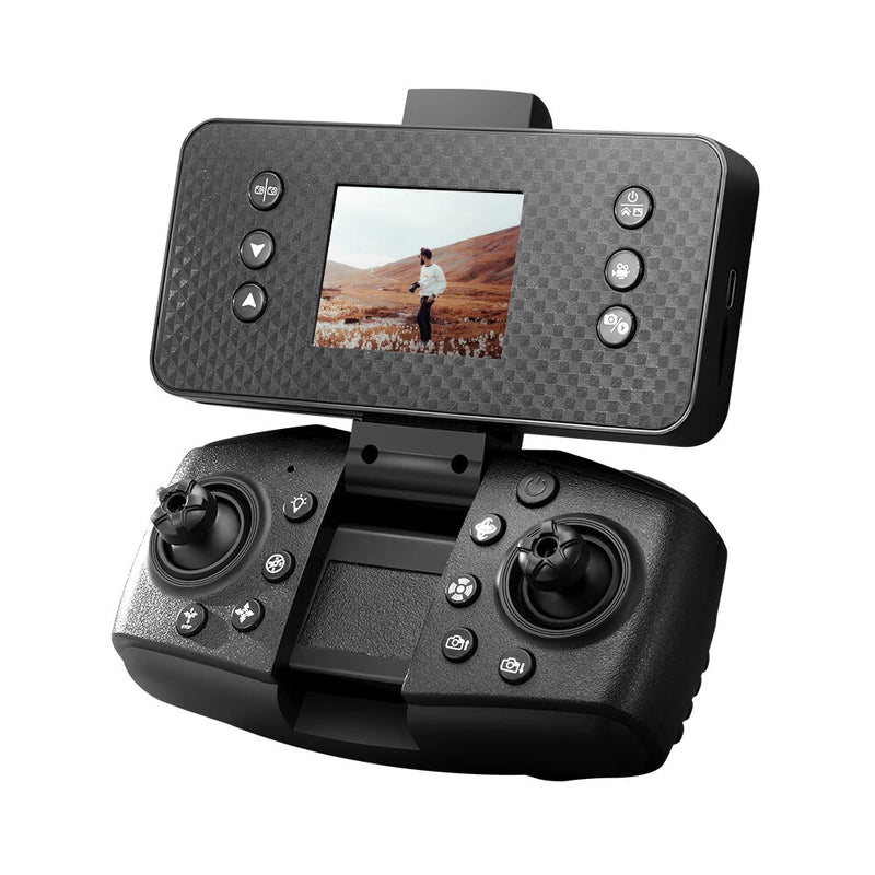 YCRC A22 WiFi FPV with Electrically Adjustable Camera Optical Flow Hover Automatic Obstacle Avoidance Detachable Camera Display Screen LED Brushless Foldable RC Drone Quadcopter RTF