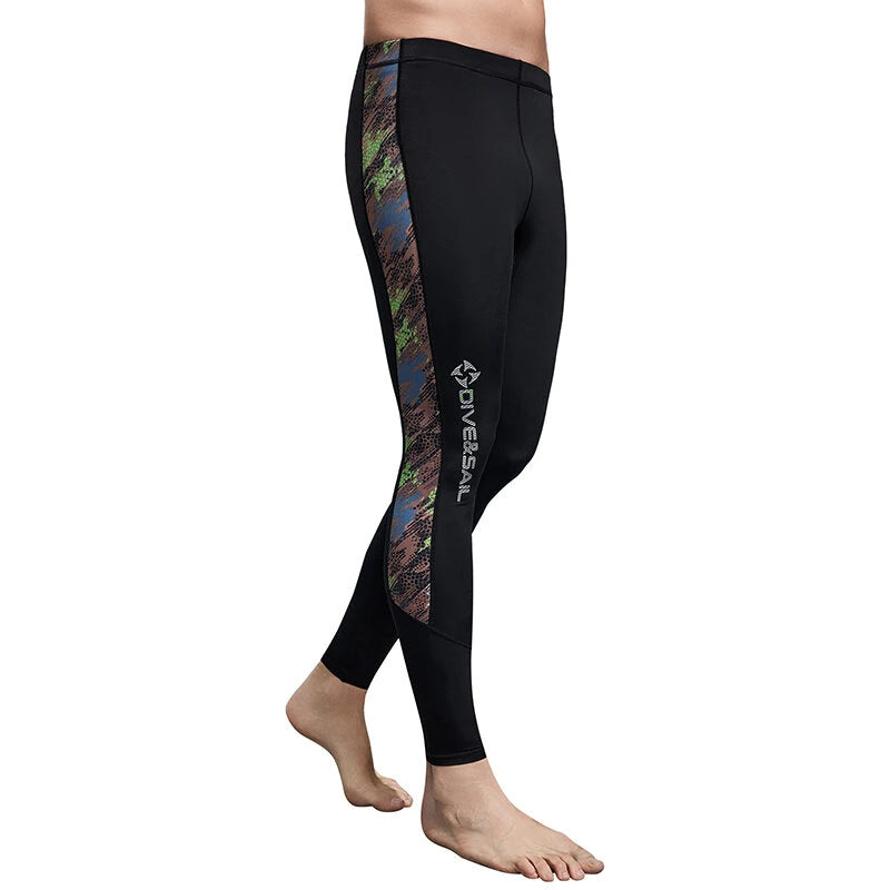 DIVE&SAIL Men's Diving Pants UFP50+ Sun Protection Quick-drying Breathable High Elastic Thin Snorkeling Trousers for Surfing Swimming