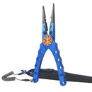 ZANLURE Fishing Pliers Line Cutter Split Ring Multi-Purpose Cutter With Coiled Lanyard Buckle Tool For Outdoor Saltwater Freshwater Fishing