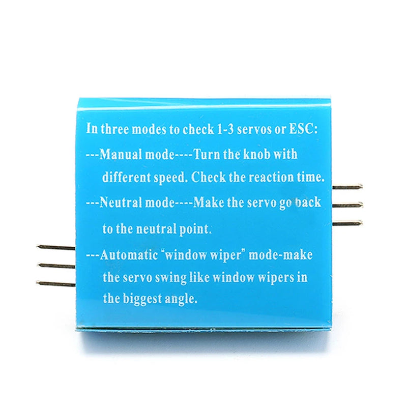 Servo Tester Third Gear Switch With Indicator Light 4.2V To 6.0v 5pcs