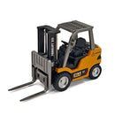 TRASPED HG4-244 RTR 1/64 2.4G Mini RC Car Alloy Forklift with Trailer Remote Control LED Light Sound Engineering Vehicle Desktop Toys Model Collection Gift For Boys