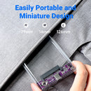 JEYI 2.5" Hard Drive Enclosure Clearly Case USB 10Gbps to SATA III/II/I External Hard Disk Case for 9.5/7mm HDD SSD Support UASP