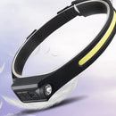 BIKIGHT LX300 2XPE+COB Induction Headlight 1200mAh 270 Wide Range 350LM 5 Lighting Modes Type-C Rechargeable Head Torch COB Outdoor Cycling Adventure Fishing Flashlight Bike Headlamp