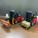 1/24 2.4G 11CH Alloy RC Heavy Forklift Crane Car Lifting Music Spray Scene Simulation Children Toy For Boys