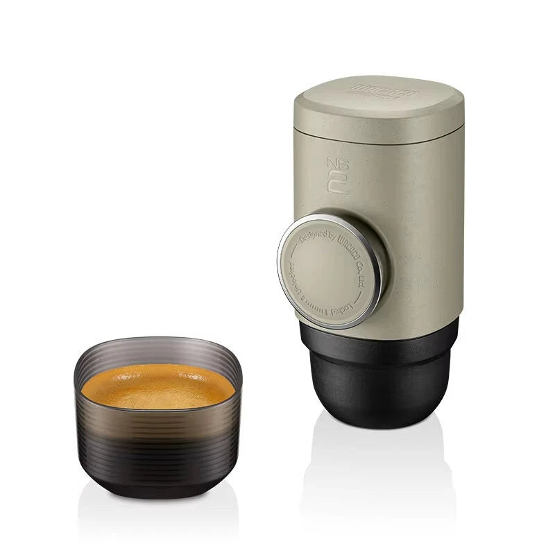 WACACO Minipresso NS2 18Bar Portable Espresso Maker Compatible with NS Original Capsules Manually Operated Small Handheld Coffee Machine for Travel Camping