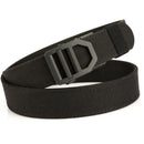 TUSHI 120cm Length Fashion Automatic Buckle Military Tactical Belt Thick Canvas Webbing Outdoor Shooting Waistband for Men Camping Hiking
