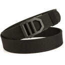 TUSHI 120cm Length Fashion Automatic Buckle Military Tactical Belt Thick Canvas Webbing Outdoor Shooting Waistband for Men Camping Hiking