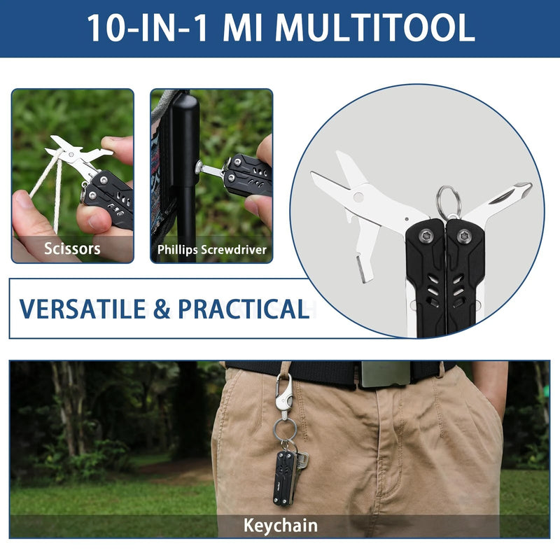 NexTool Mini Sailor Pliers Lite 10 In 1 Folding EDC Multi Tool Scissors Screwdriver Outdoor Portable Equipment Hand Tools