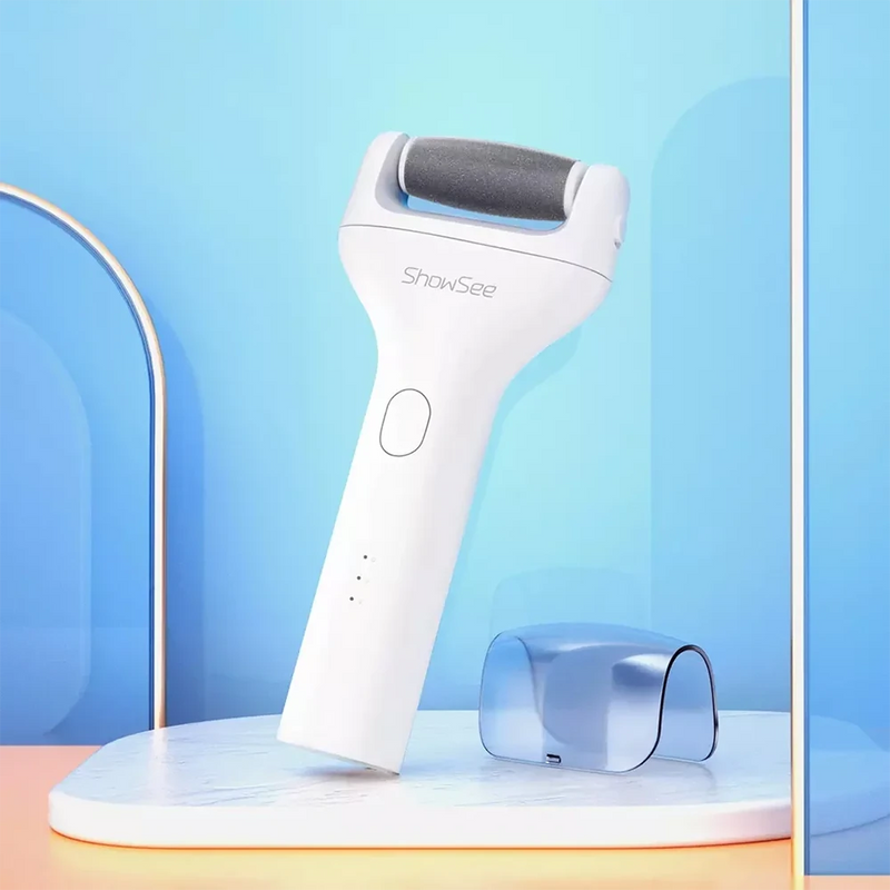 Showsee B1-W Electric Pedicure Device Foot Care Grinding Skin Hard Breakage Remover Foot File Grinder Dead Skin Callus Remover Pedicure Tools