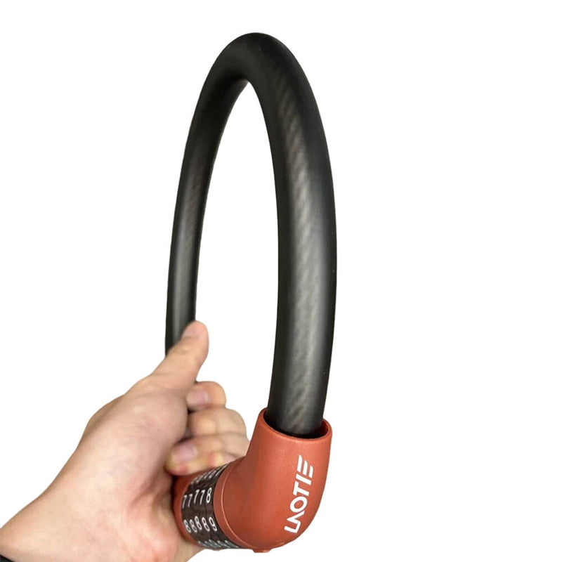 LAOTIE UL01 U-Shape Bike Lock Steel Password Lock Five-digit Code Anti-theft 1.72CM Thickened Portable Safety Cable Lock for Duotts ENGWE Ridstar FAFREES SAMEBIKE MTB Bike Electric Bike Scooter Motorcycle