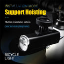 BENGGUO 1100LM Bicycle Headlight High-brightness IPX4 Waterproof Type-C Charging 8 Modes Bike Front Light for MTB Night Riding Safety