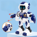 JJRC R35 Max Intelligent Mechwarrior RC Robot LED Lights Touch Sensing with Soft Bullet Launching Function for Children Gift
