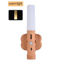 LED Motion Sensor Night Light Kitchen Cabinet Light Usb Rechargeable Wall Light Home Bedroom Table Lamp Bedside Lamp