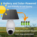 TUYA 3MP Solar WIFI 4G Camera HD Monitor Two-Way Audio Motion Tracking Smart APP Eco-Friendly Security Camera