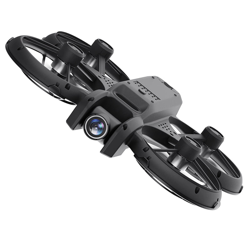 YLR/C YL05 WiFi FPV with 4.9inch LCD Screen Controller HD Dual Camera Electrically Adjustable Optical Flow Hover Circle Protection LED Brushless 2.4G 4CH 6-Axis Remote Control Toys RC Drone Quadcopter RTF