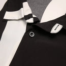 INCERUN Men Patchwork Zebra Stripe Shirt Fashion Slant Placket Casual Lapel Long Sleeve Shirt Loose Large Size Shirt S-5XL for Spring Fall