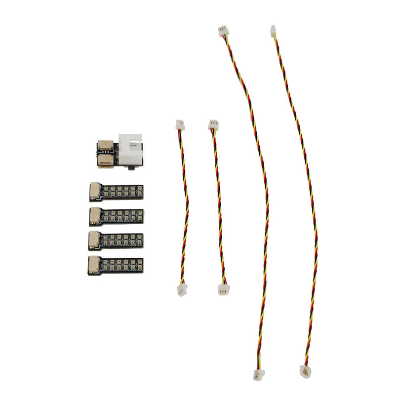4PCS DeepSpace PHLUX 2-3S Colorful LED Light Strip 3-5V For 5 Inch RC FPV Racing Drone