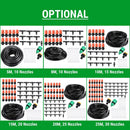 Adjustable Water Misting Cooling Irrigation System Kit Tubing Hose 5M/8M/10M/15M/20M/25M with Mist Nozzle Sprinkler