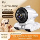 1080P HD Smart Pet Camera Mobile Robot with AI Tracking Auto Recharge Night Vision Two Way Audio Toy Car Camera for Home Monitoring