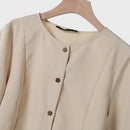 ZANZEA Women Vintage Crew Neck Long Sleeve Tops Elastic Waist Wide-Legged Pants Sets