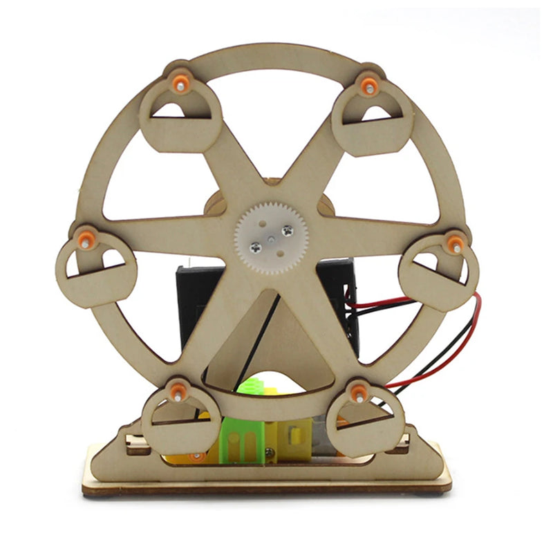 Wooden Ferris Wheel Model Assembly Kit DIY Children's Science Experiment Education Toy Student Technology Small Production