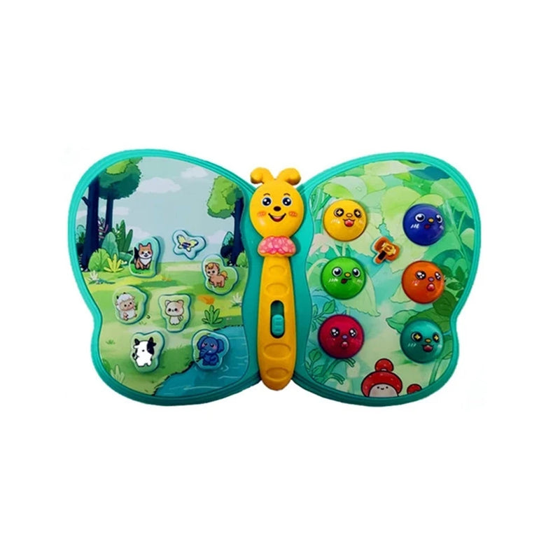 Multifunctional Electric Interactive Musical Moth Toddlers Baby Educational Sound and Light Children's Early Education Toy