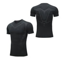 TENGOO Tight Sports Shirt Shaping Shirts Quick Drying Polyester Multifunctional Comfortable T-Shirts for Running Hiking Fashing Body Building Workout