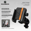 ROCKBROS Universal Bicycle Phone Mount 360 Rotation Adjustable Handlebar Holder for 4.7-7.2 Inch Cell Phone Bike & Scooter