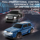 KFPLAN KF30 RTR 1/43 2.4G 4WD Drift RC Car Gyro Mini Race LED Light Radio Control High-Speed Motor On-Road Racing Vehicle Model Boys Gifts Toys