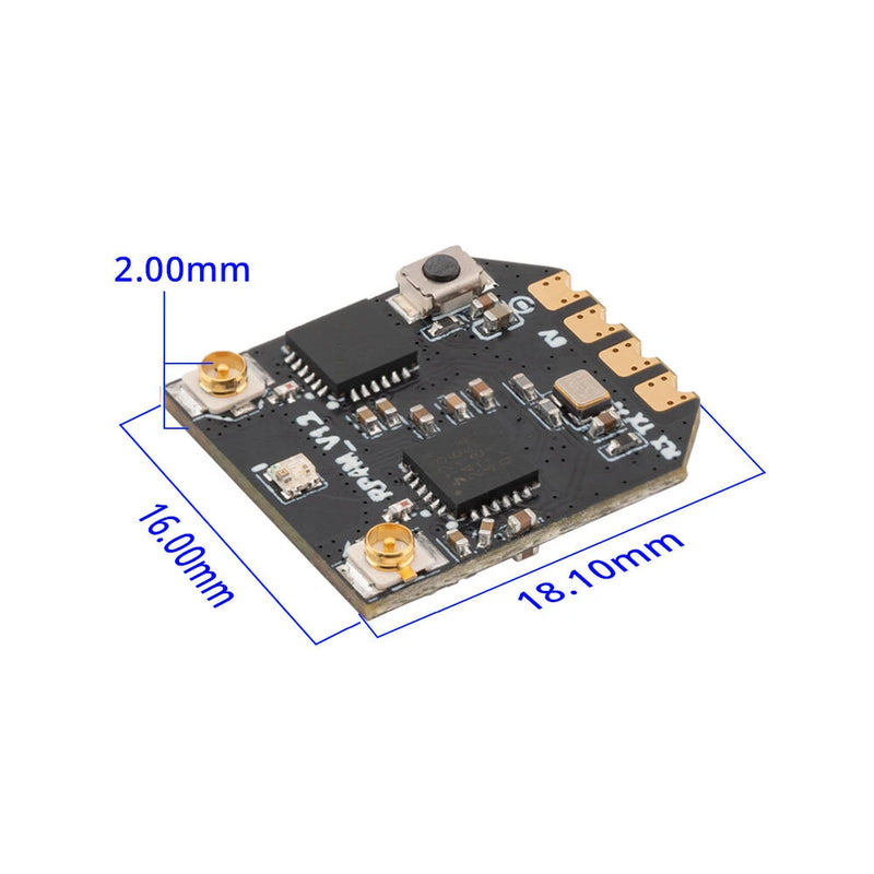 Radiomaster RP4TD-M ExpressLRS ELRS 2.4GHz Dual Antennas Ultra Light Mini True Diversity Receiver