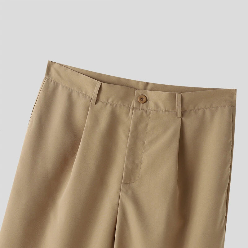 INCERUN Mens Two-piece Suits Trendy Sleeveless Double-breasted Suit Vest + Pants Casual Set Casual Sets Male Plus Size