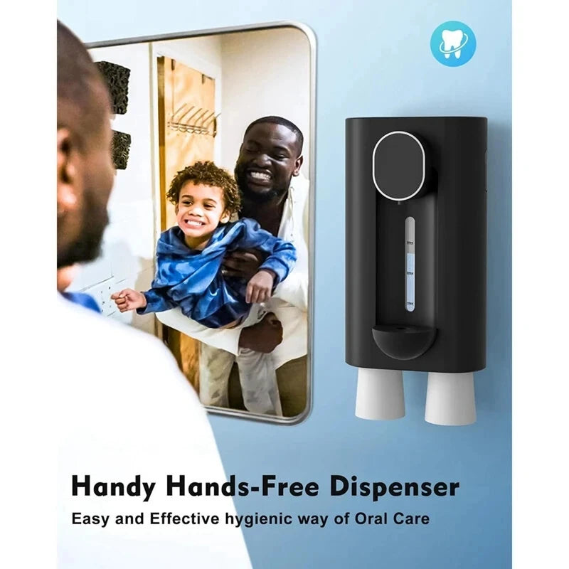 Smart Induction Mouthwash Machine 1200mAh Bathroom Mouthwash Dispenser 18.26oz (540Ml) Automatic Touchless Mouthwash Dispenser with Magnetic Cups Dropshipping