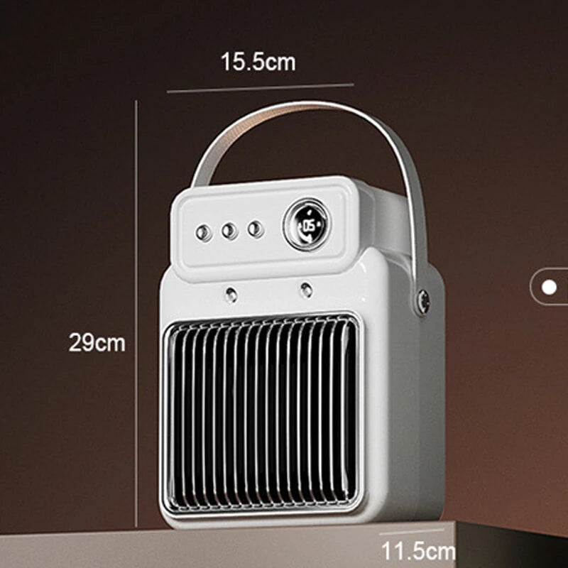2 In 1 Mist Humidifier Heater High Power 1200W Overheating & Tip-Over Protection Fast Heating Smart Electric Heater for Home Office